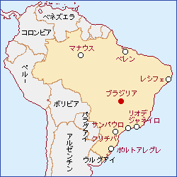 ブラジル地図