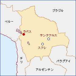 ボリビア地図