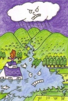 ダムができる前は少しの雨でも洪水になってしまいます。