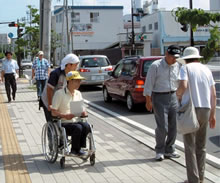 疑似体験も取り入れた環境チェック