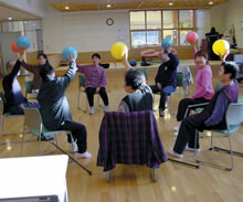 高齢者の筋力トレーニングも行うセンター