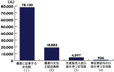 農家女性の経済的参画状況