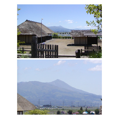 旧五十嵐家住宅からの眺望