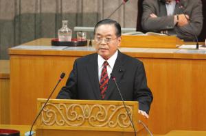 斎藤勝利第71代議長の就任挨拶