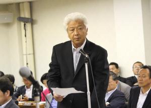 全員協議会質問（勅使河原正之議員）