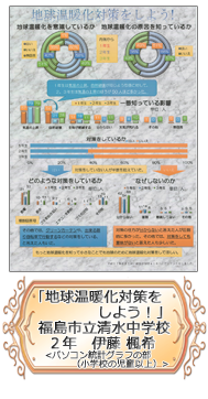 「地球温暖化対策をしよう！」