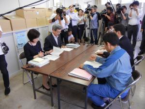 東京電力説明の様子