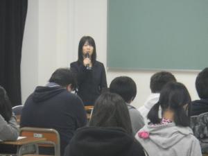 保原高等学校での出前講座の様子１