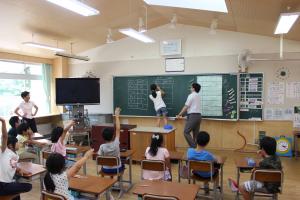 小塩江小学校授業風景