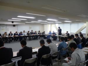 県中地方冬期道路交通円滑化連絡協議会の様子