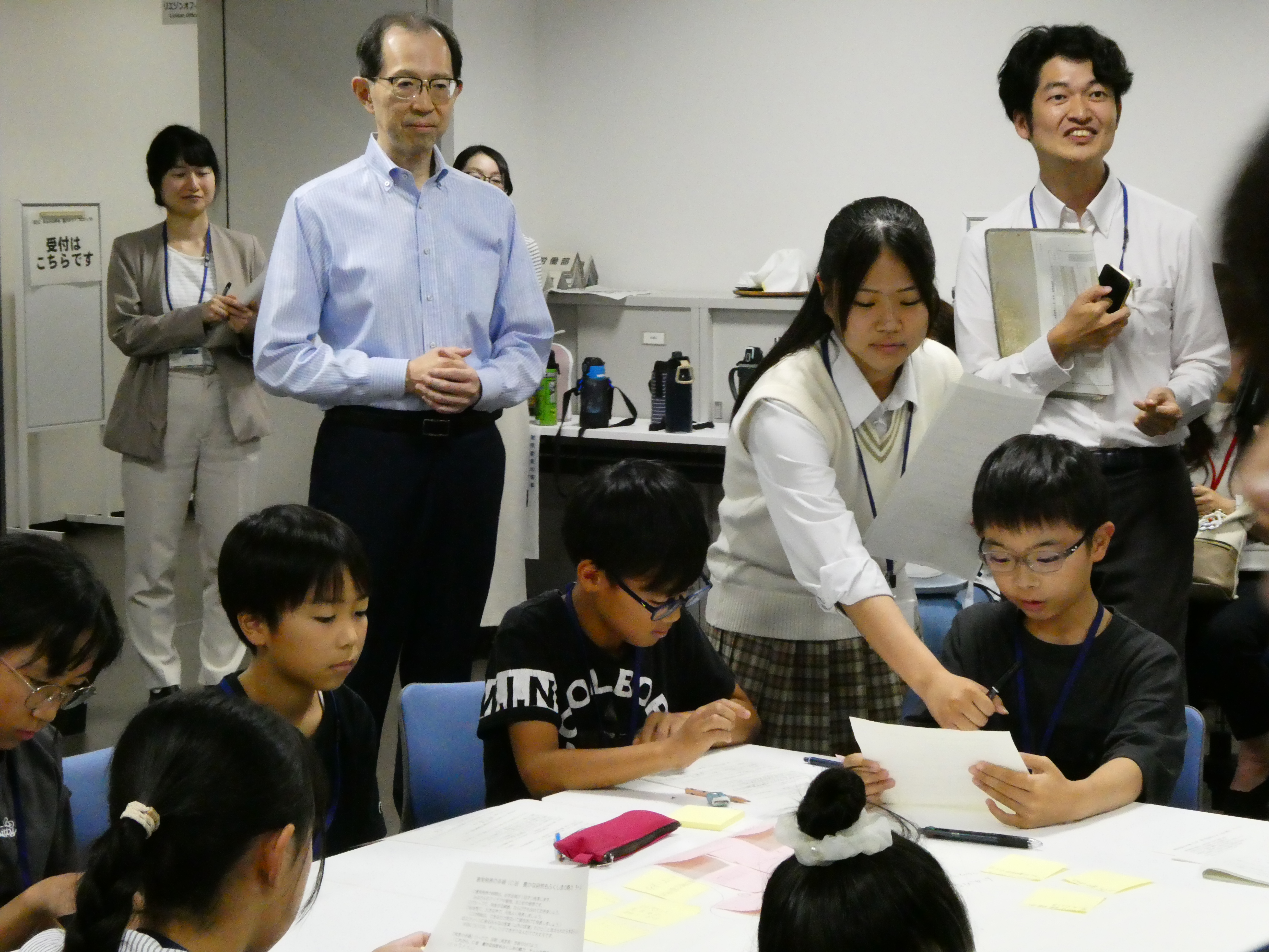 知事には話し合いの様子もご覧いただきました。(写真(3))