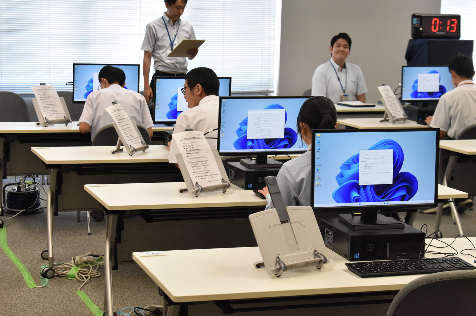 パソコンデータ入力部門(写真(2))