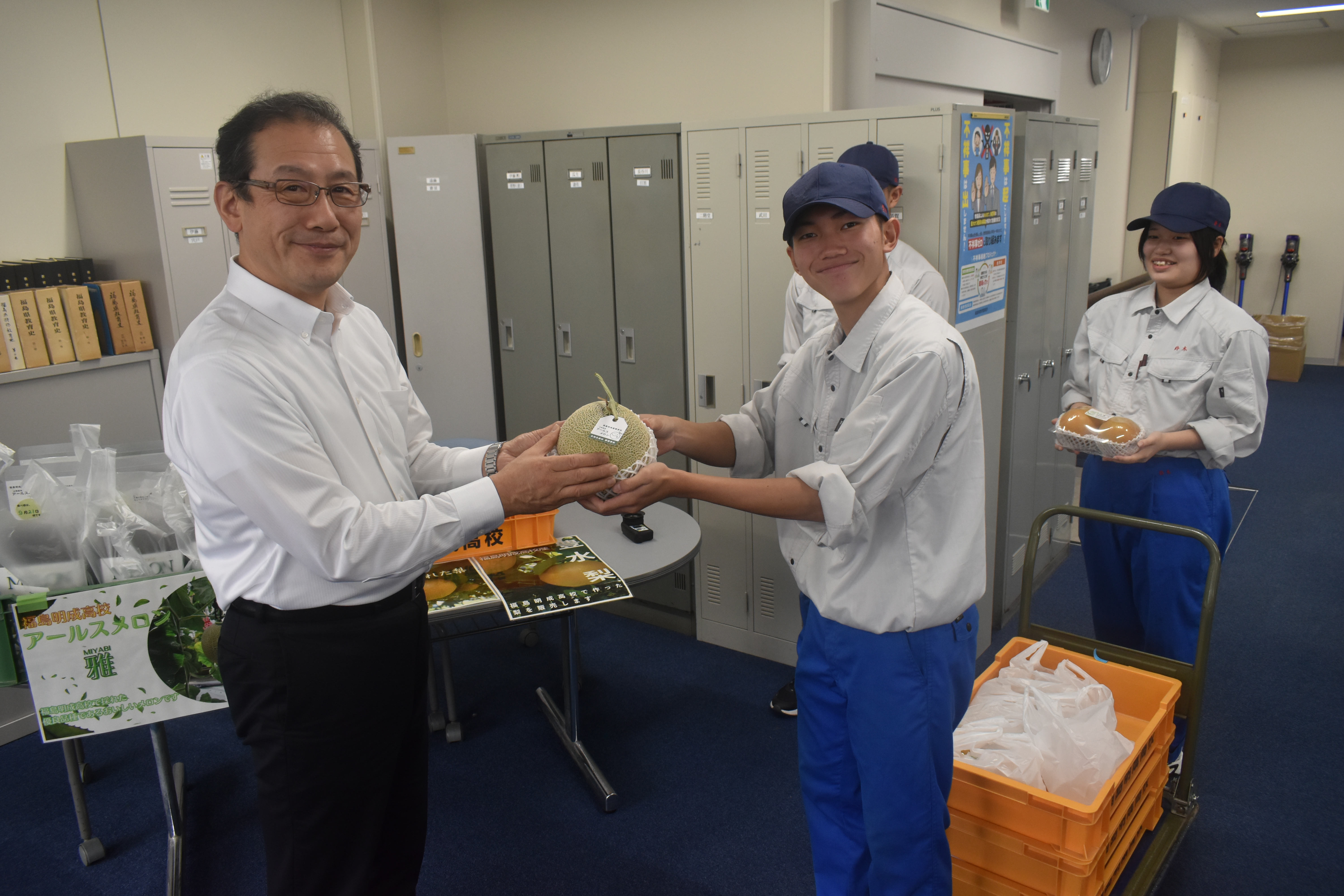 糖度17度超えのメロン。(写真(3))
